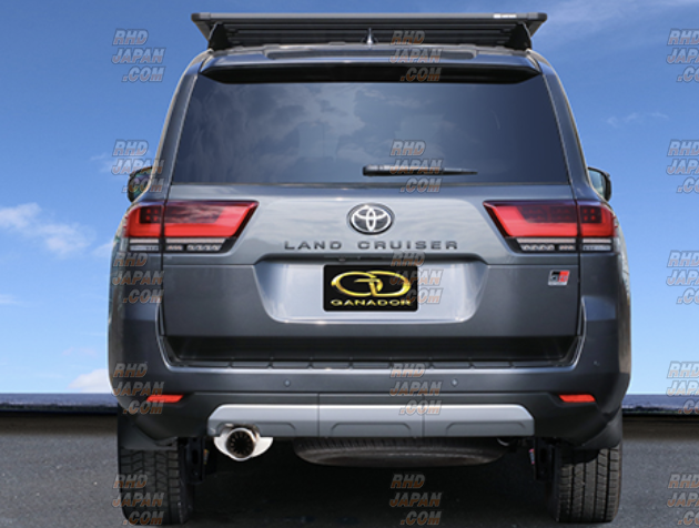 Ganador Vertex 4WD/SUV Muffler Exhaust System Single Polished Tail